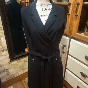 Sharagano blue dress